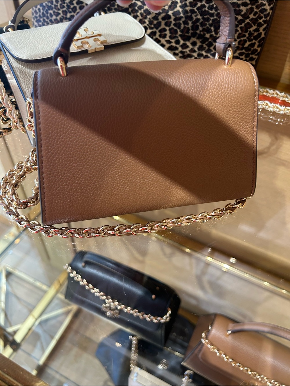 Tory Burch Britten mini Top-Handle Crossbody with Gold Logo pick own color new - Picture 14 of 16